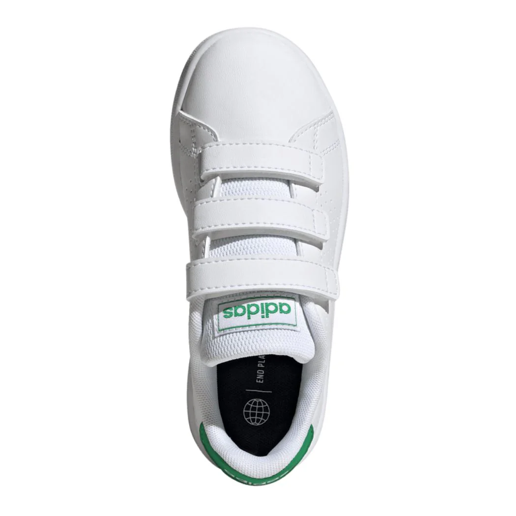 adidas Advantage Court Lifestyle Hook and Loop Kid's Sneakers - Image 5