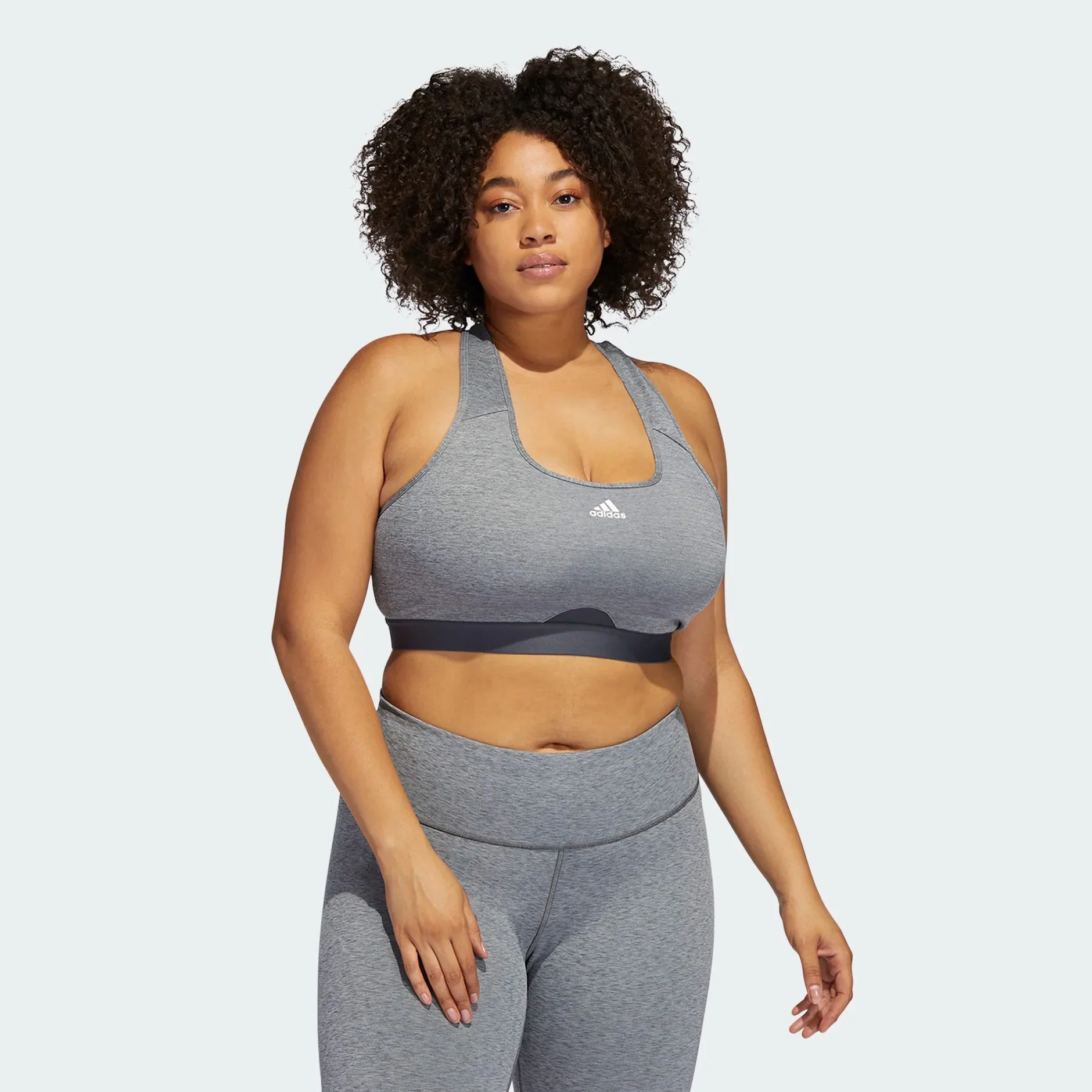 adidas Powerreact Training Women's Medium-Support Bra (Plus Size)
