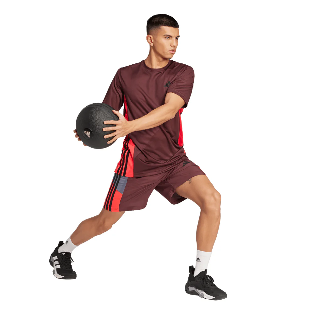 adidas Train Essentials Seasonal Colorblock Men's Tee - Image 3