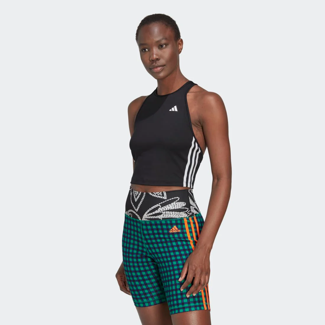 adidas AEROREADY Made for Training 3-Stripes Crop Top Women's Tank