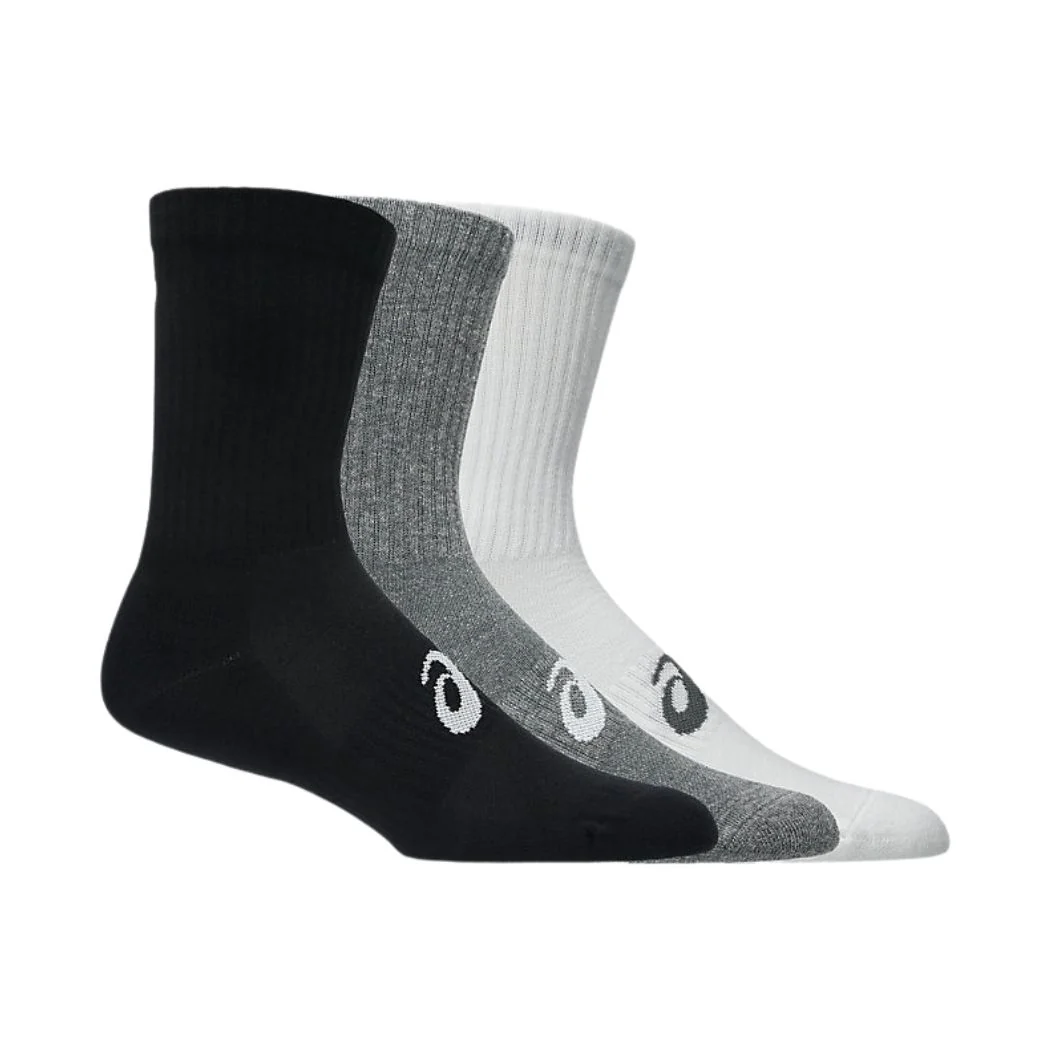 asics 3 Pack Unisex Crew Socks