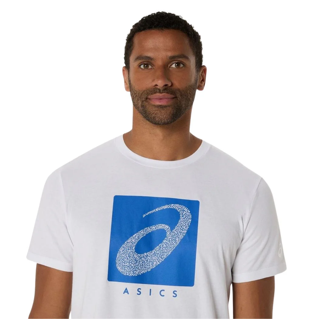 asics Graphic Cotton Blend Men's Tee - Image 4