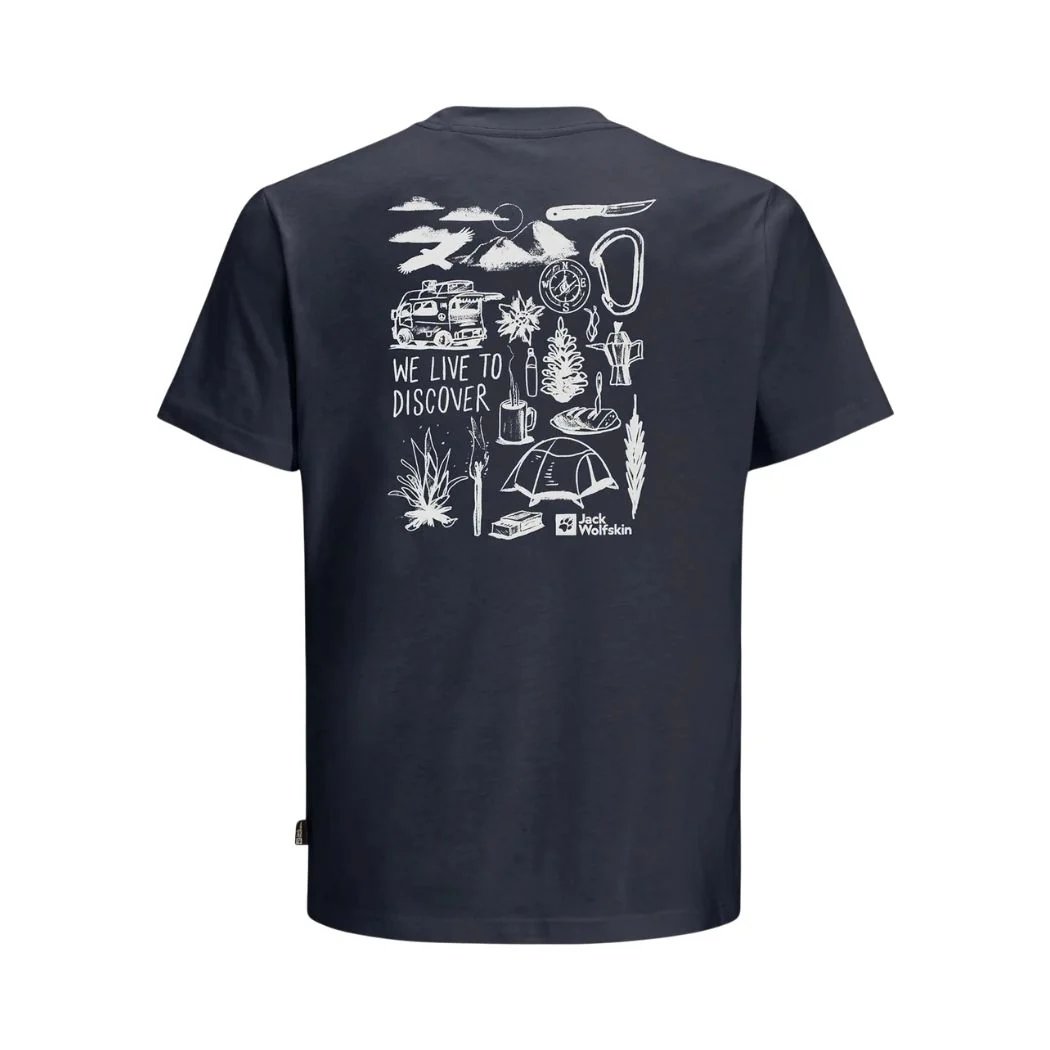 jack wolfskin Discover Men's Tee - Image 5