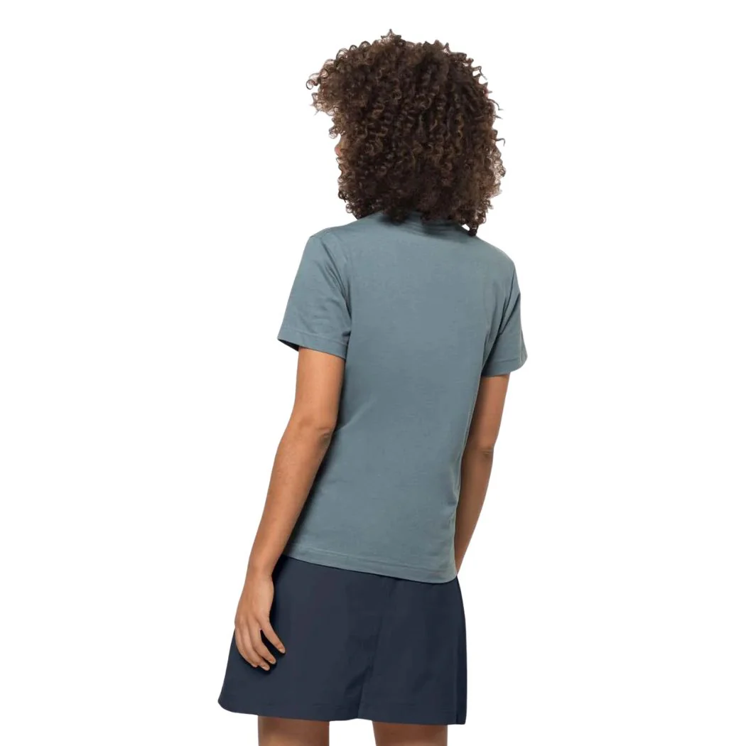 jack wolfskin Flower Logo Women's Tee - Image 2