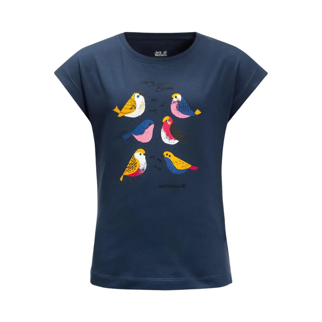 jack wolfskin Tweeting Birds Kids Tee