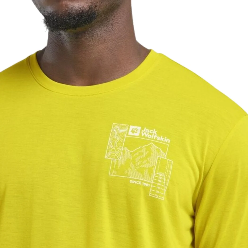 jack wolfskin Vonnan Graphic Men's Tee - Image 4