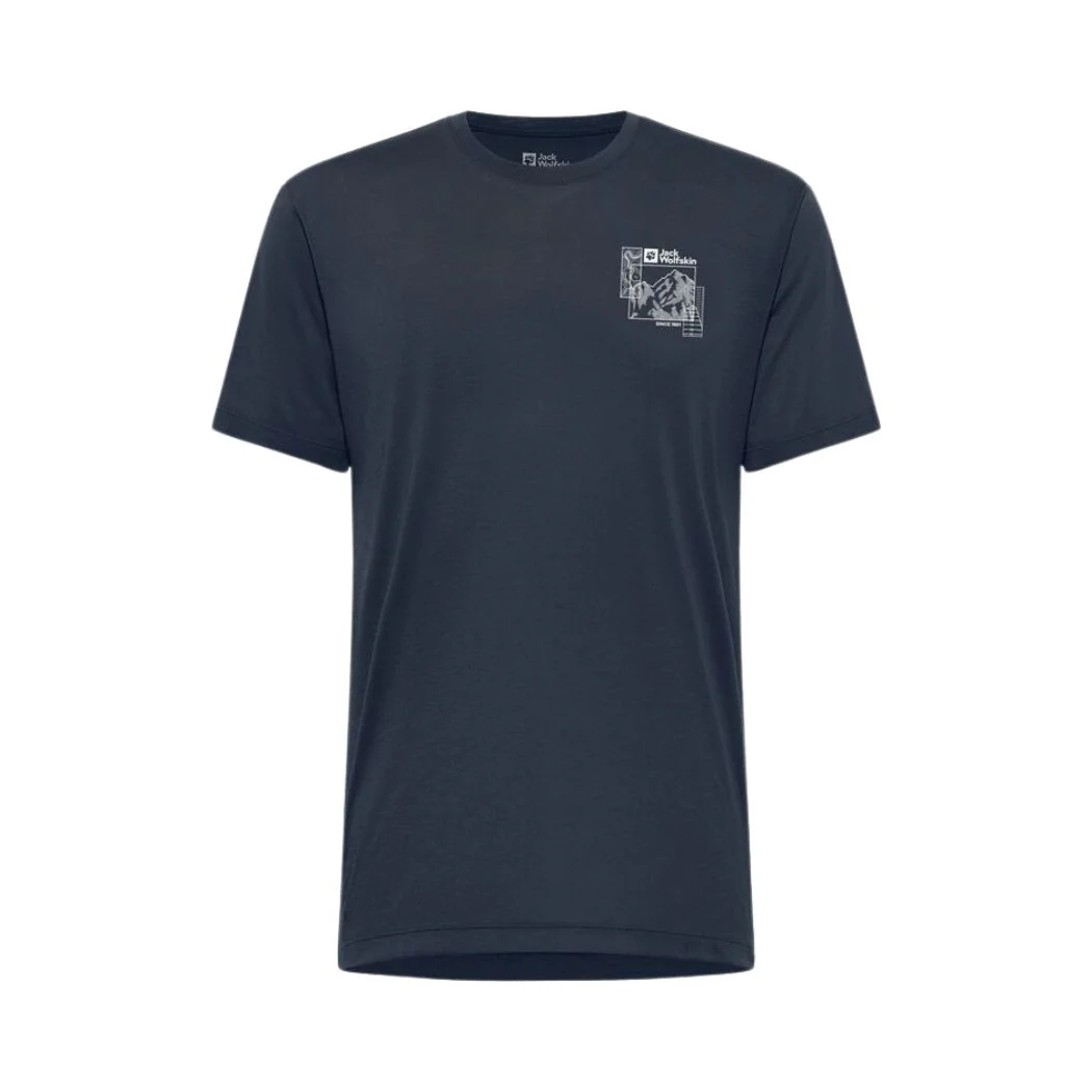 jack wolfskin Vonnan Graphic Men's Tee - Image 5