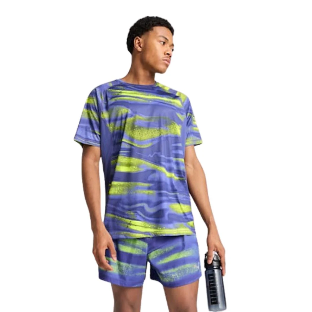 puma Velocity All-Over Print Men's Running Tee